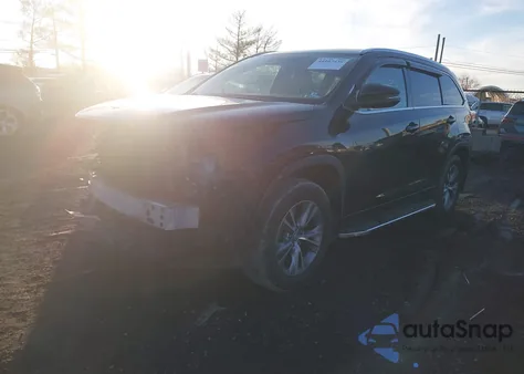 2015 Toyota Highlander Xle V6 from USA, damaged, VIN 5TDJKRFH4FS107316